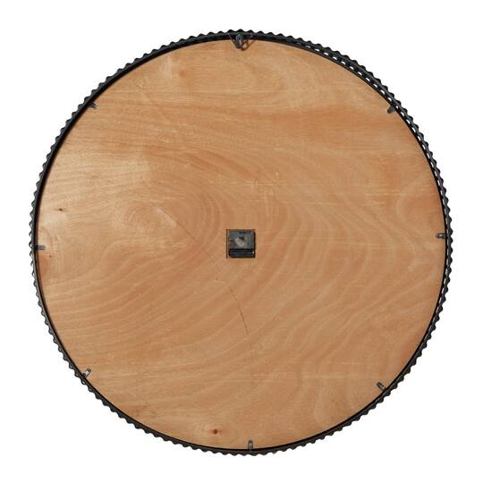 Brown Farmhouse Wood Wall Clock
